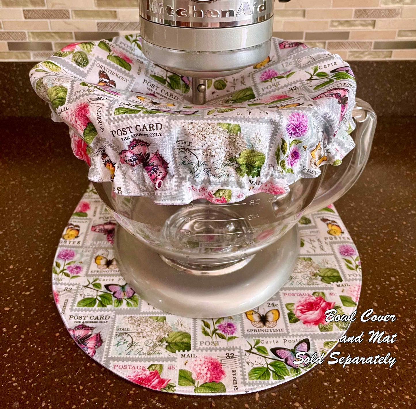 Stand Mixer Bowl Covers - Butterfly Stamps