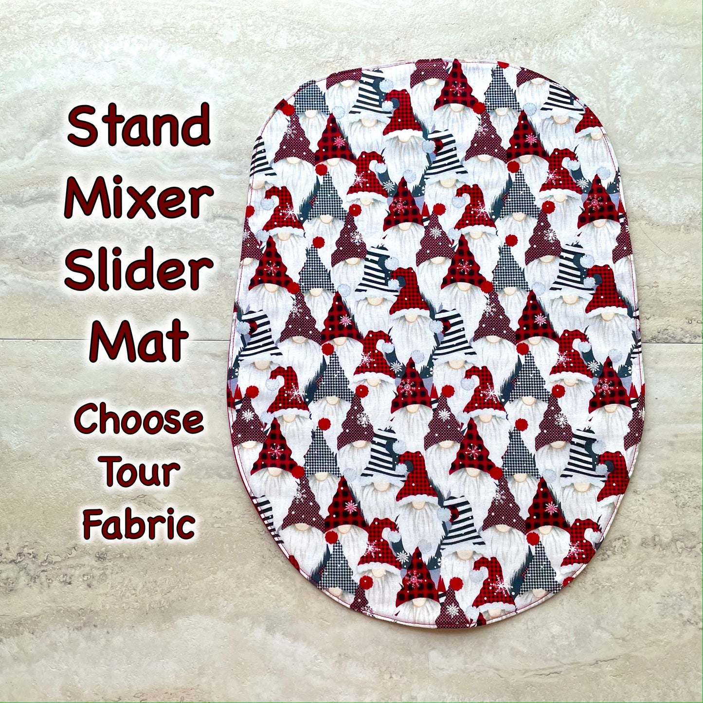 Stand Mixer Slider Mat - Choose Your Christmas Fabric