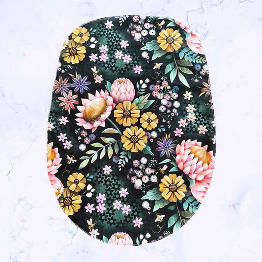 Stand Mixer Slider Mat | Honeybloom Bees and Flowers Mixer Slider Mat | Stand Mixer Mover Mat HoneyBloom