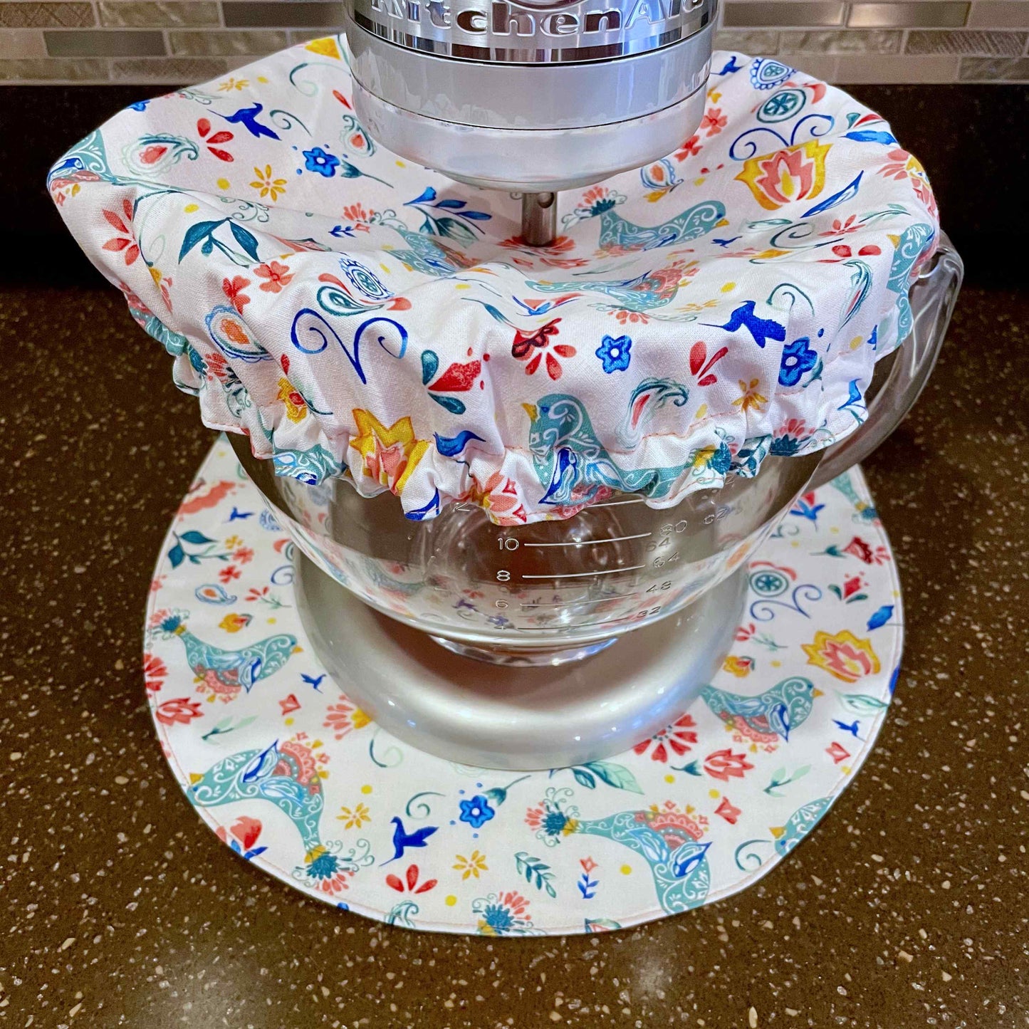Stand Mixer Bowl Covers - Pioneer Woman Mazie Fabric