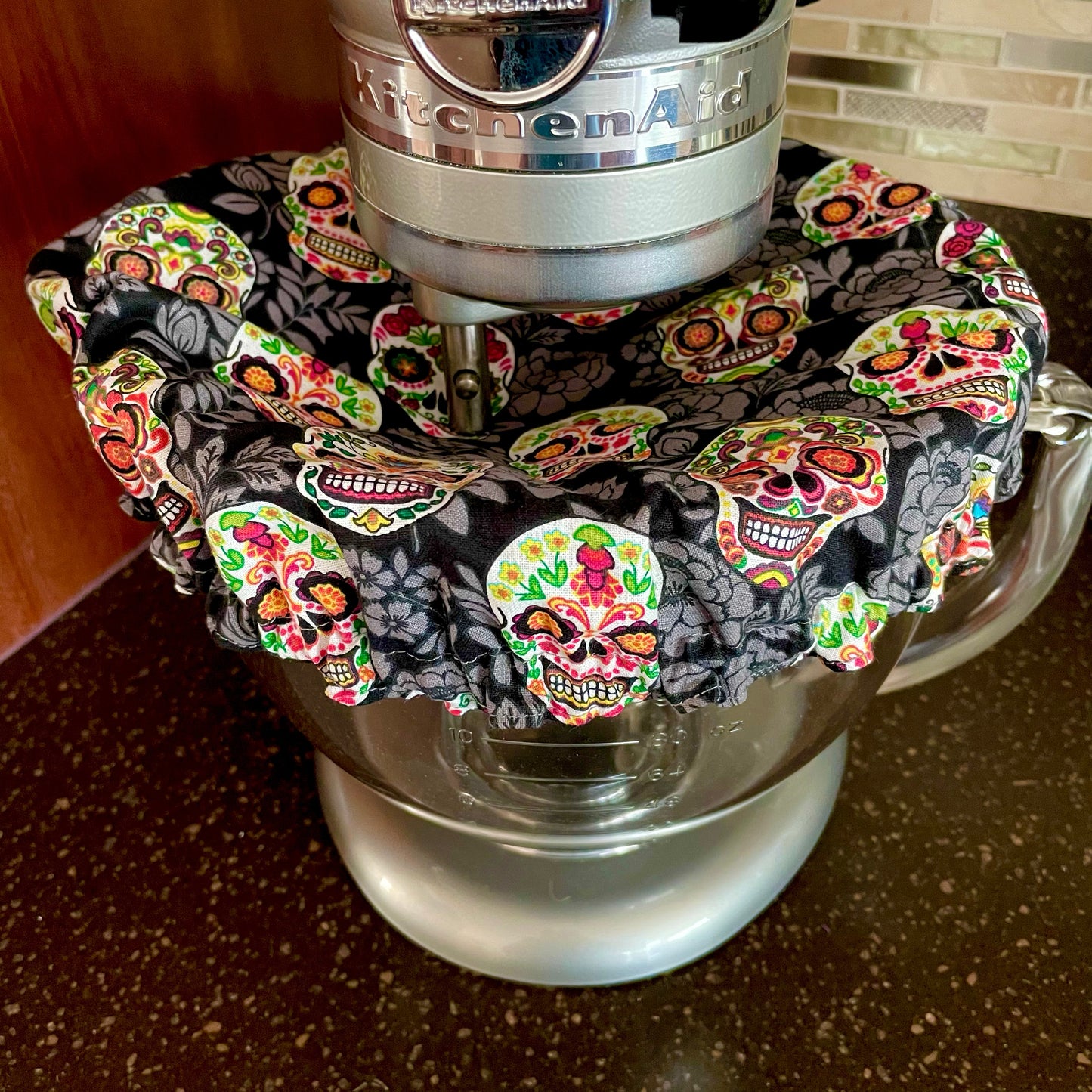Stand Mixer Bowl Covers - Day of the Dead Skulls