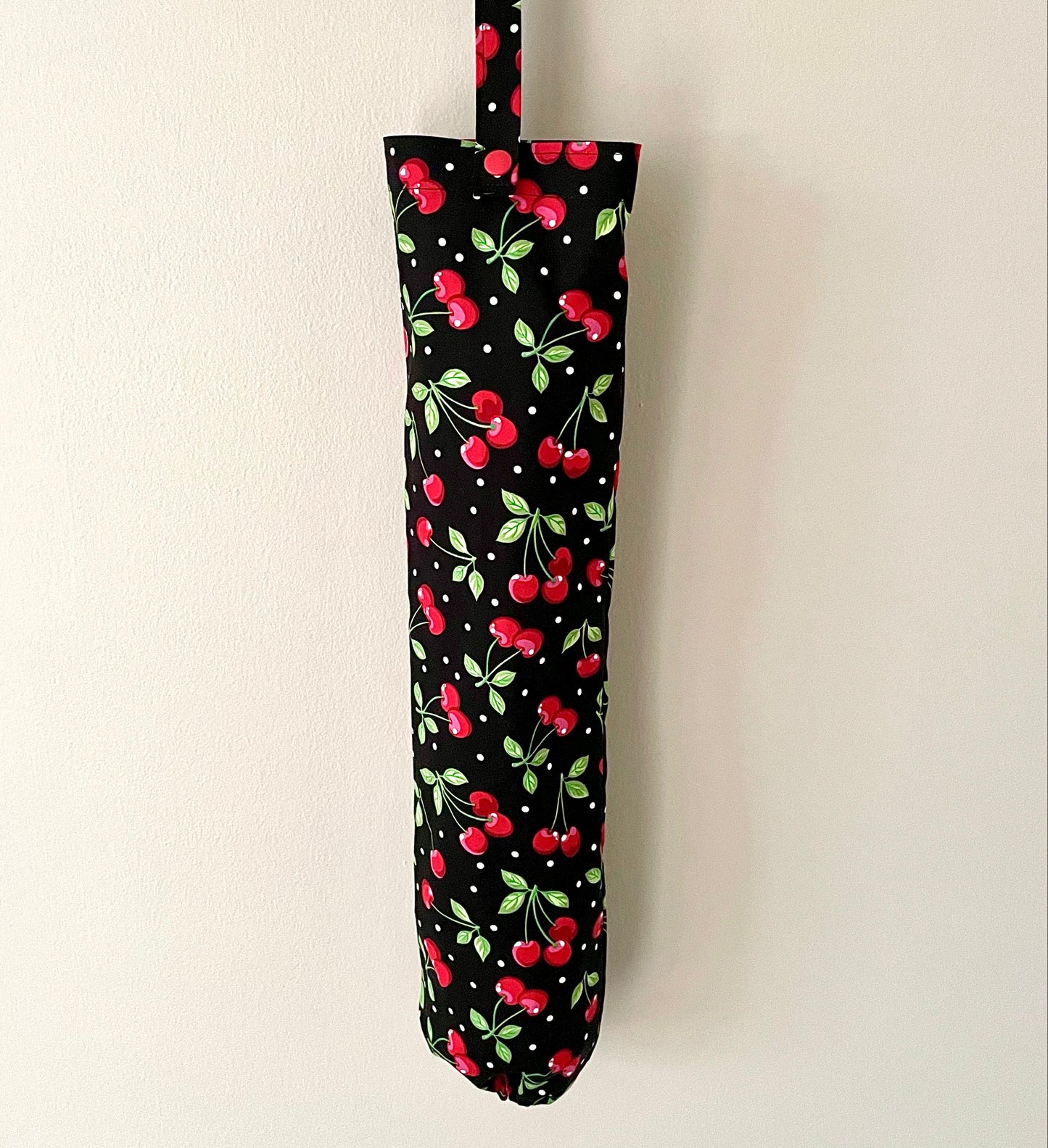 Plastic Bag Holder Dispenser - Cherries