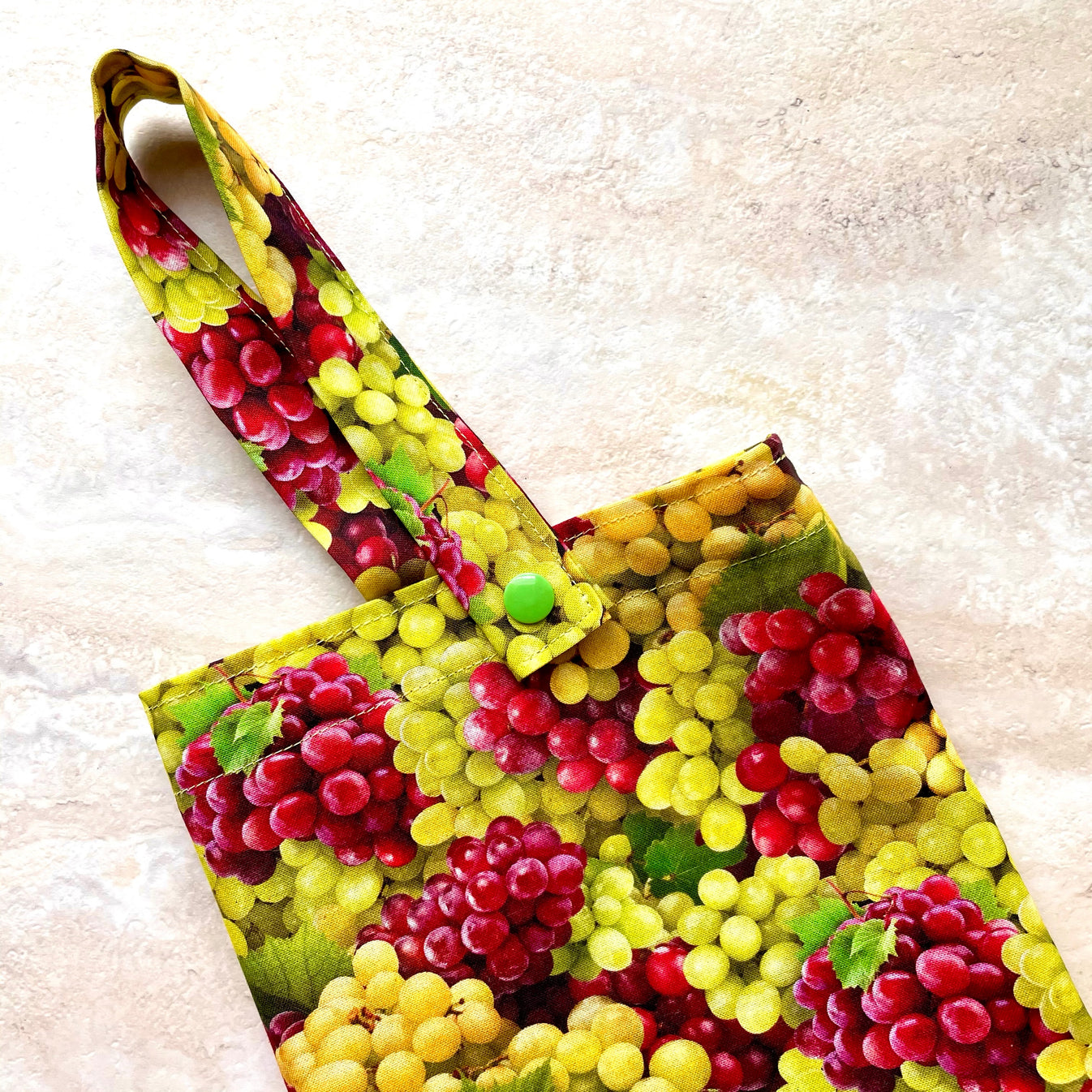 Plastic Bag Holder Dispenser Grapes Dalisay Design Fabrics