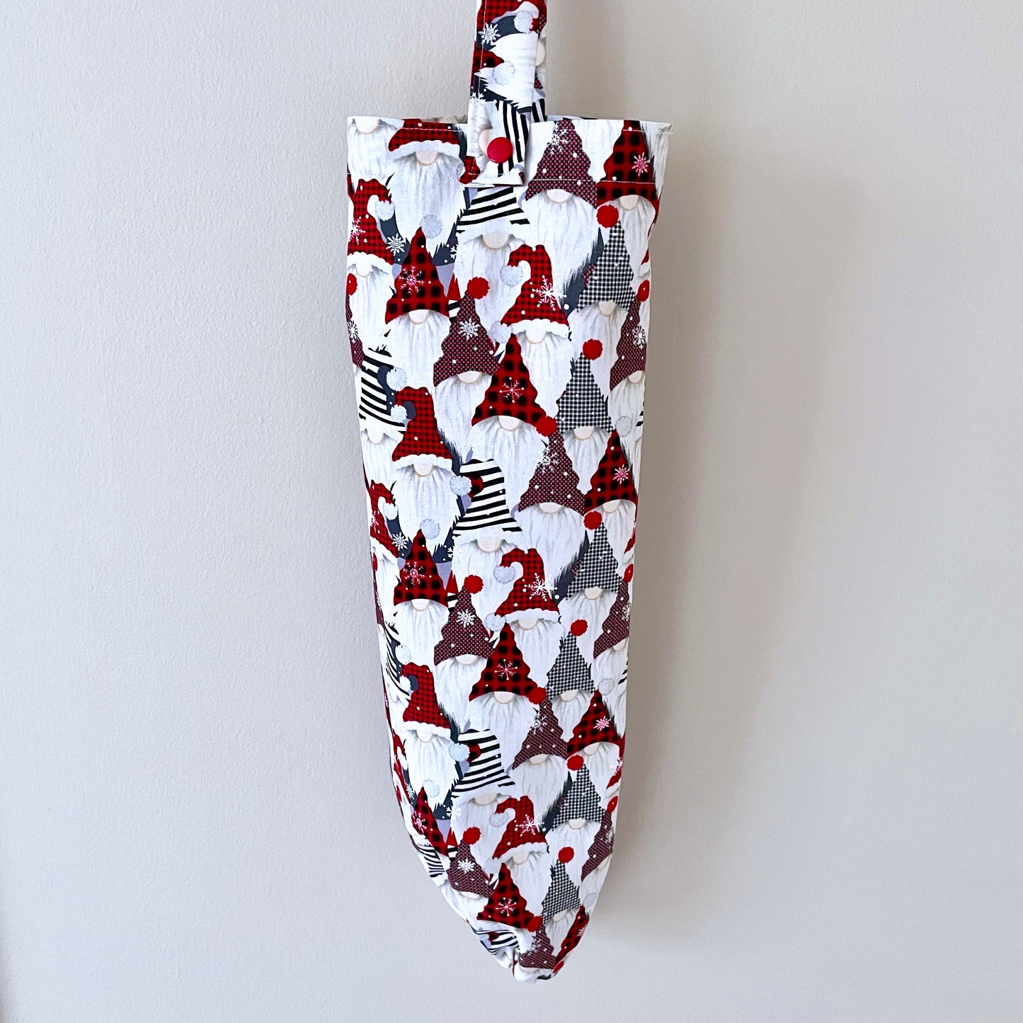 Plastic Bag Holder Dispenser - Snowflake Gnomes