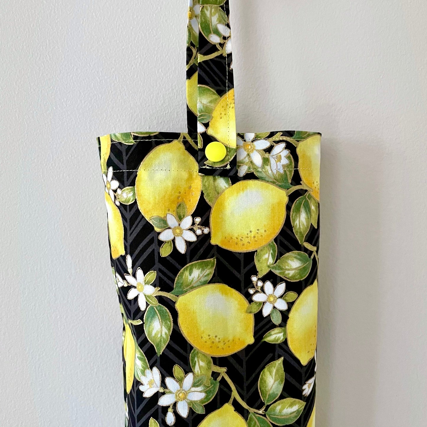 Plastic Bag Holder Dispenser - Lemons
