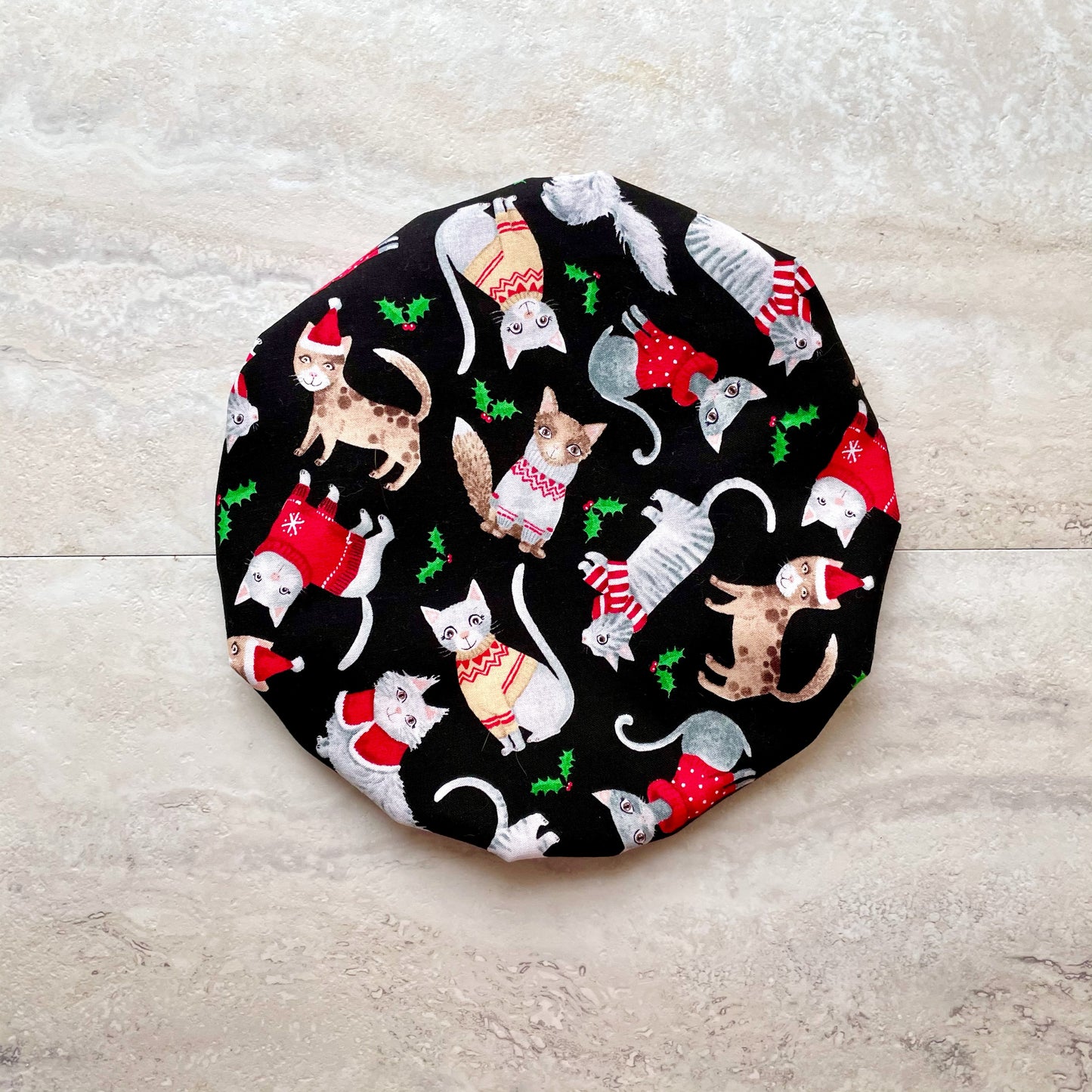 Stand Mixer Bowl Covers - Christmas Cats