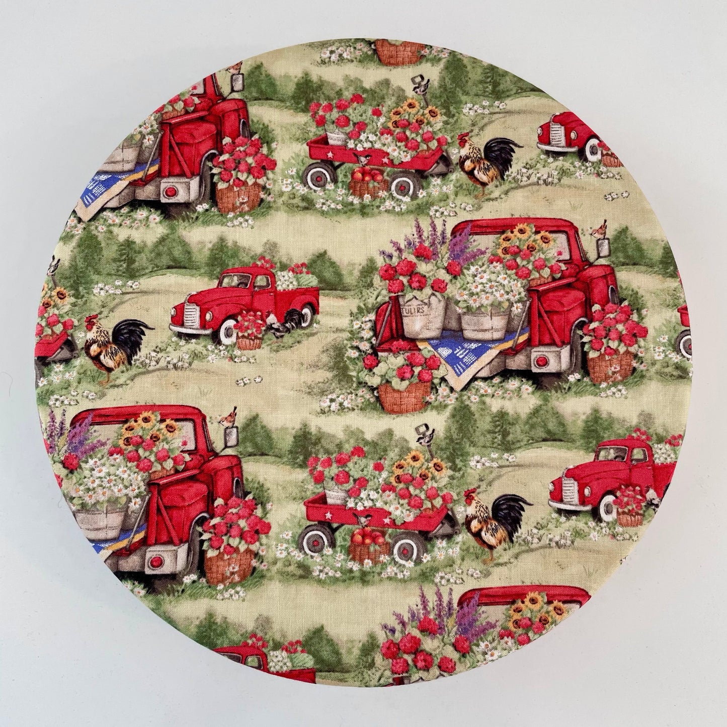 Stand Mixer Bowl Covers - Farmer Red Truck
