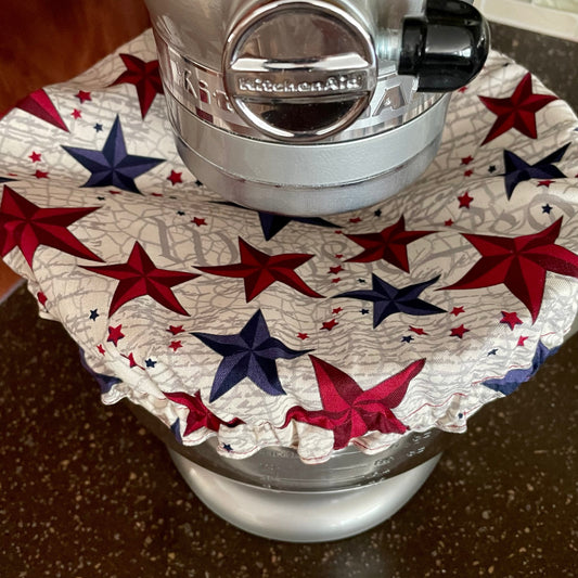 Stand Mixer Bowl Covers - Patriotic Stars