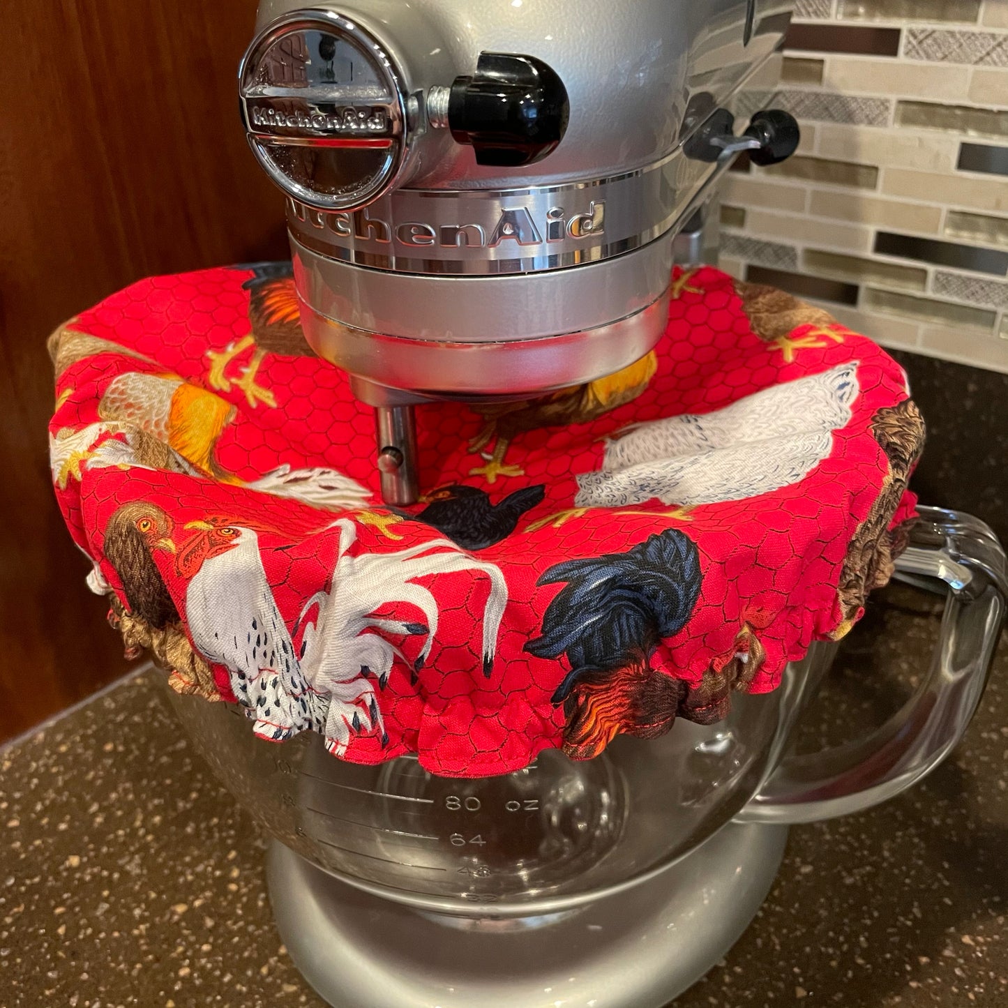 Stand Mixer Bowl Covers - Red Rooster