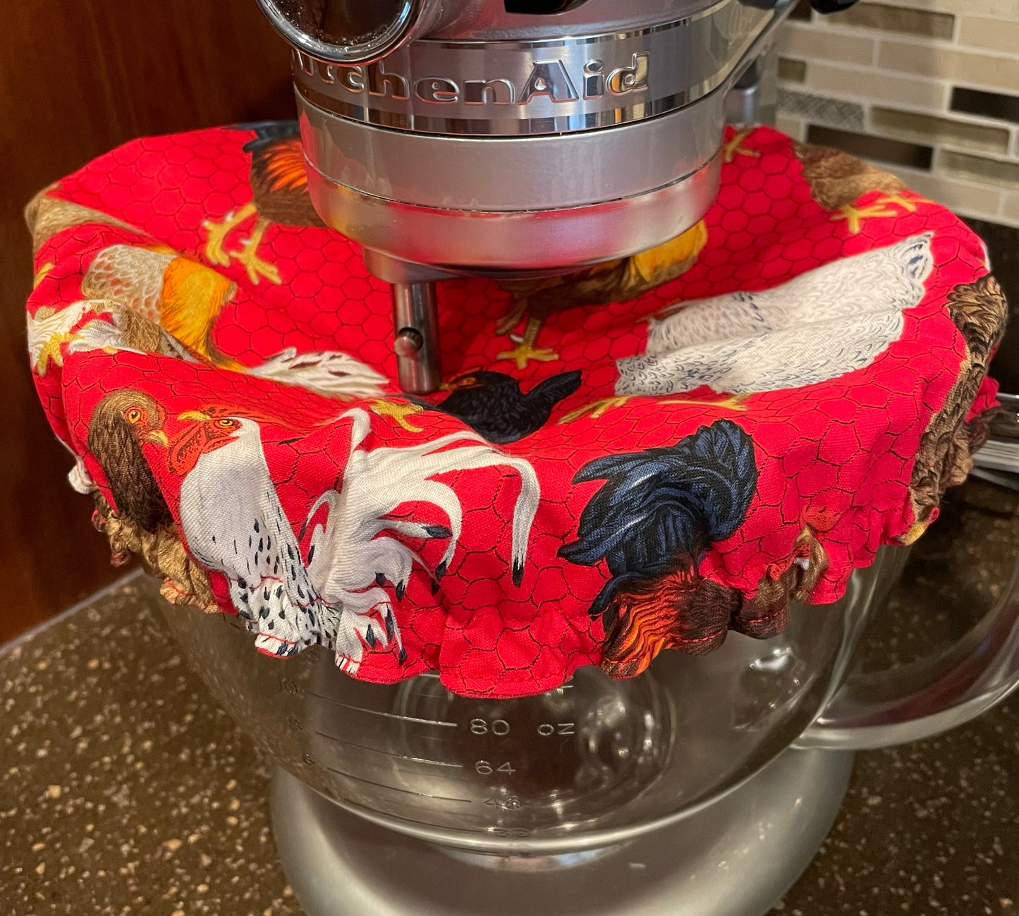 Stand Mixer Bowl Covers - Red Rooster