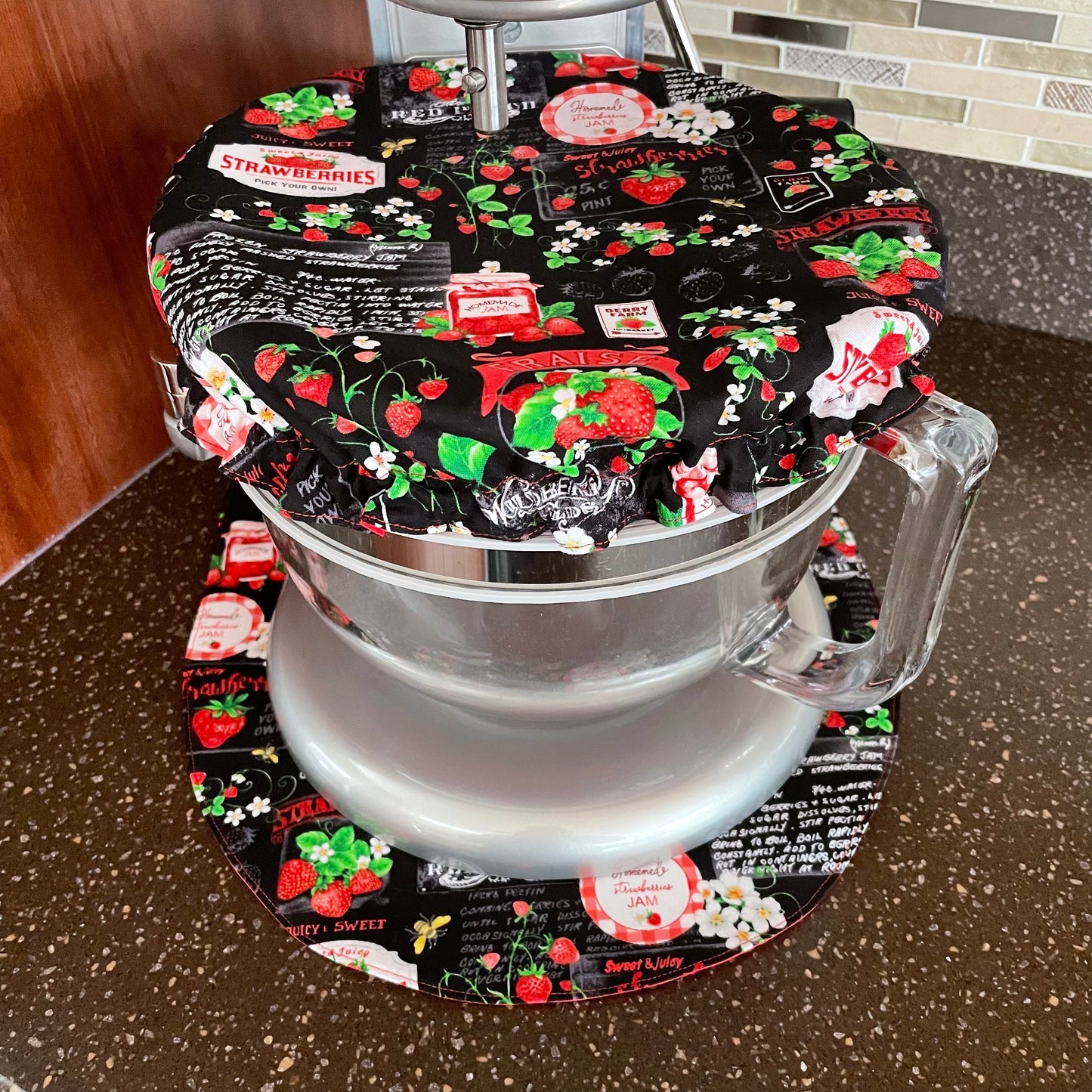 Stand Mixer Bowl Covers -  Strawberry Recipes