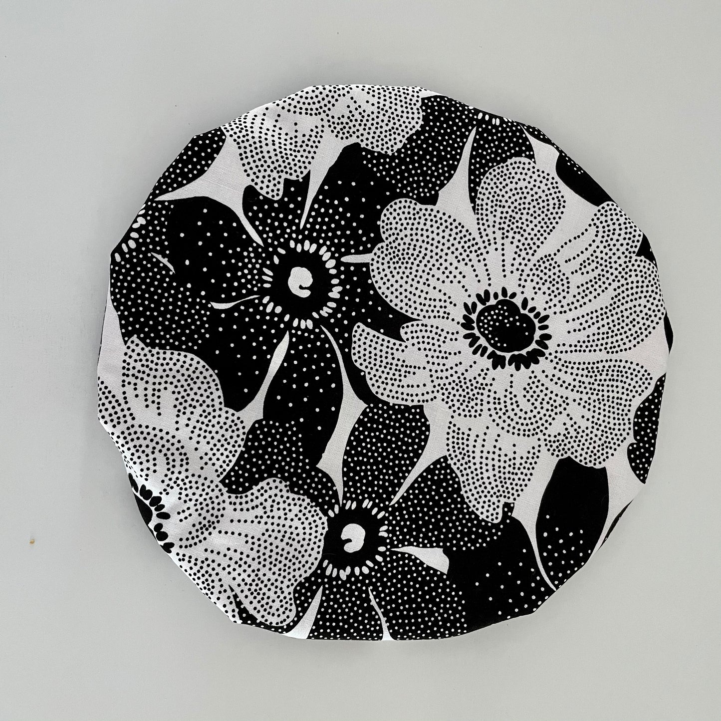 Stand Mixer Bowl Covers - Black and White Floral