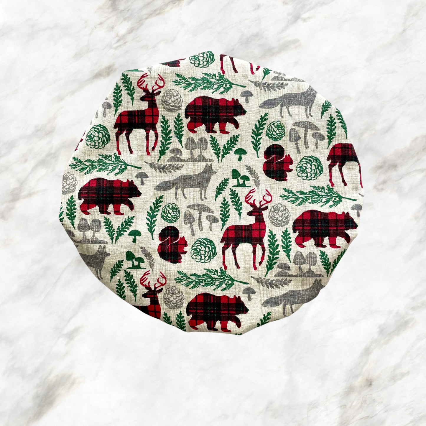 Stand Mixer Bowl Covers - Christmas Forest Animals